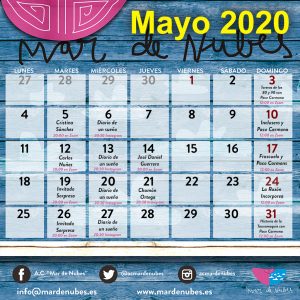 Calendario de actividades de mayo
