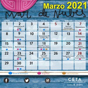 Calendario Marzo 2021